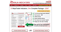 Desktop Screenshot of ninja-indicators.com